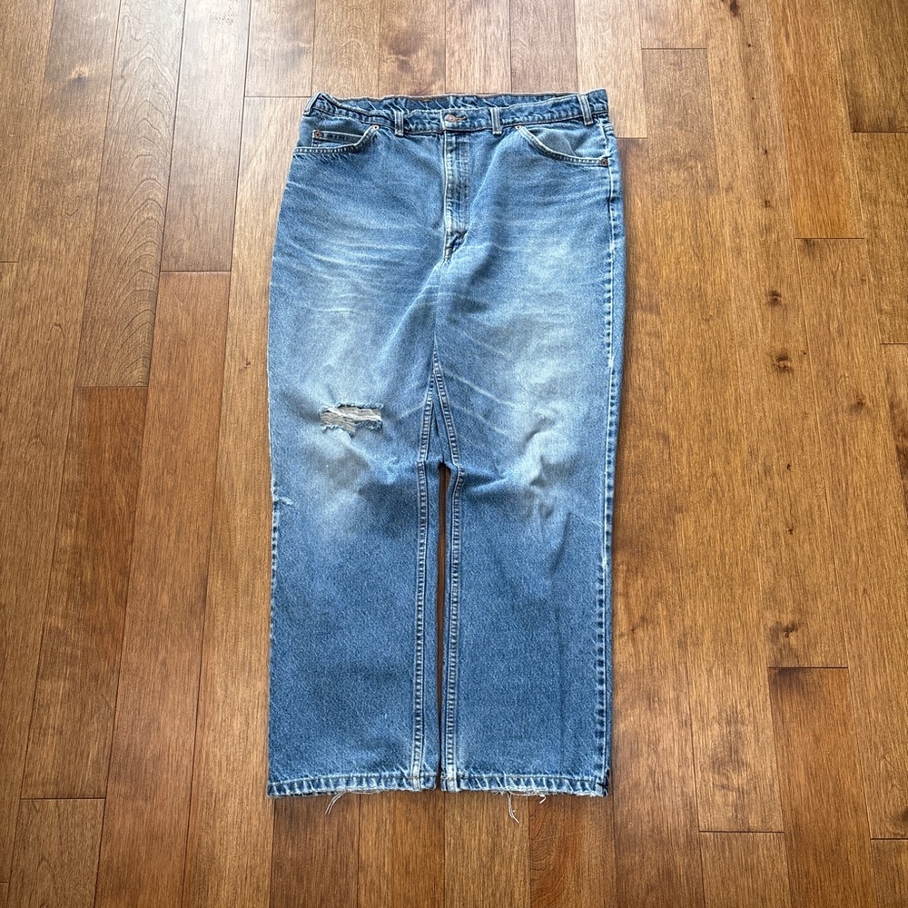 Men’s Vintage 90s Levi’s orange tab denim jeans - Picture 2 of 9